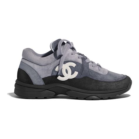 chanel calfskin womens logo sneakers|chanel calfskin sneakers black.